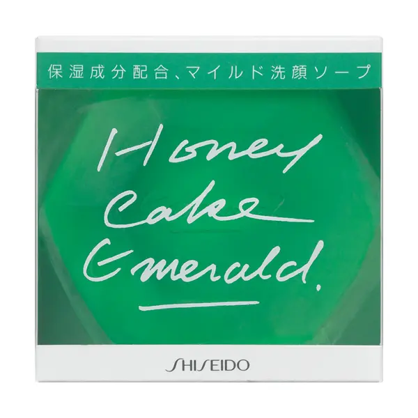 資生堂 ハニーケーキ エメラルド 透明洗顔石鹸 100g