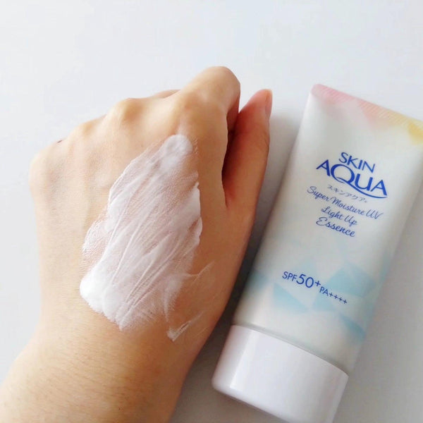 スキンアクア スーパーモイスチャーUV ライトアップエッセンス 日焼け止め SPF50+ 70g
