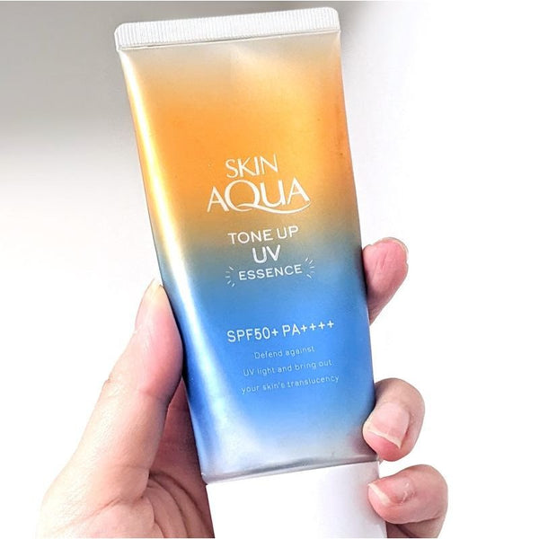 スキンアクア トーンアップUVエッセンス ティンテッドサンスクリーン ラテベージュ SPF50+ 80g
