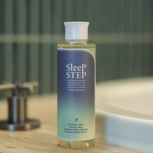 スリープステップ バスミルク クリアビューティー リフレッシング ハーバルベルガモット 200ml