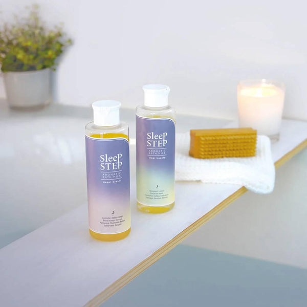 スリープステップ バスミルク クリアビューティー リフレッシング ハーバルベルガモット 200ml