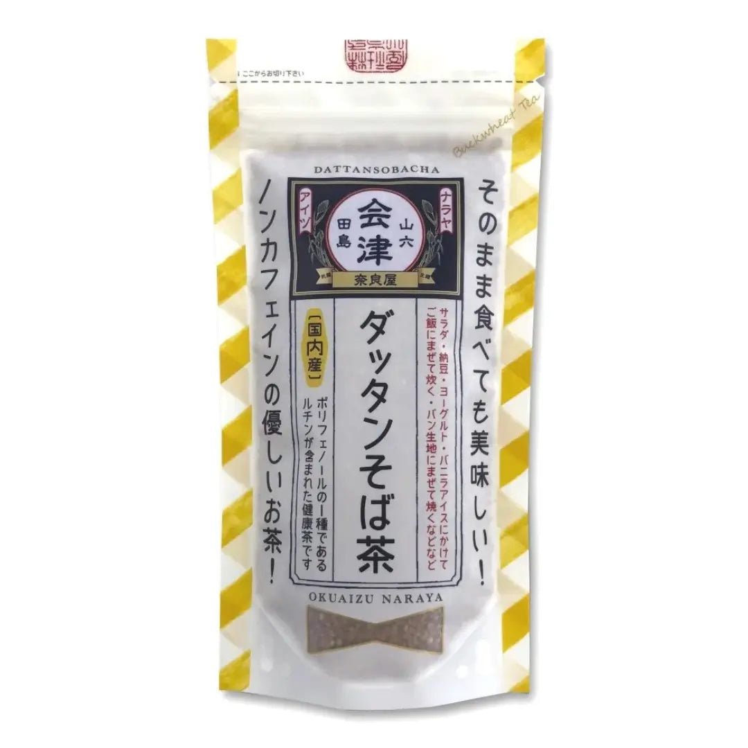 ソバチャ タタールそば茶 焙煎 リーフティー カフェインフリー 120g