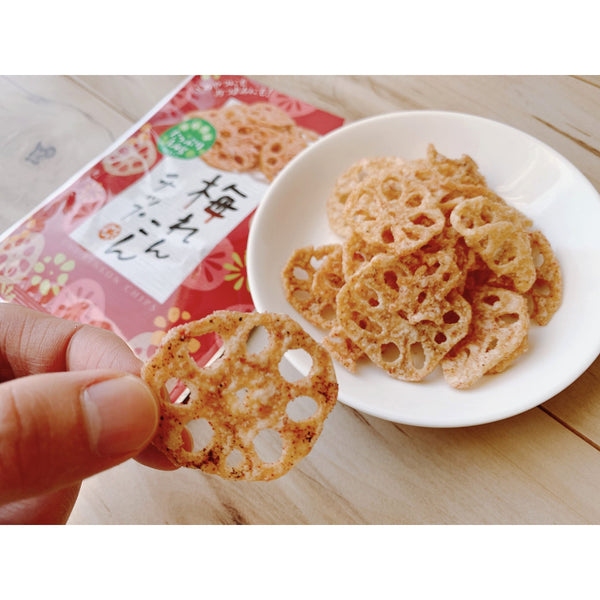 爽寛 梅レンコンチップス 梅風味レンコンチップス 18g (6個入り)