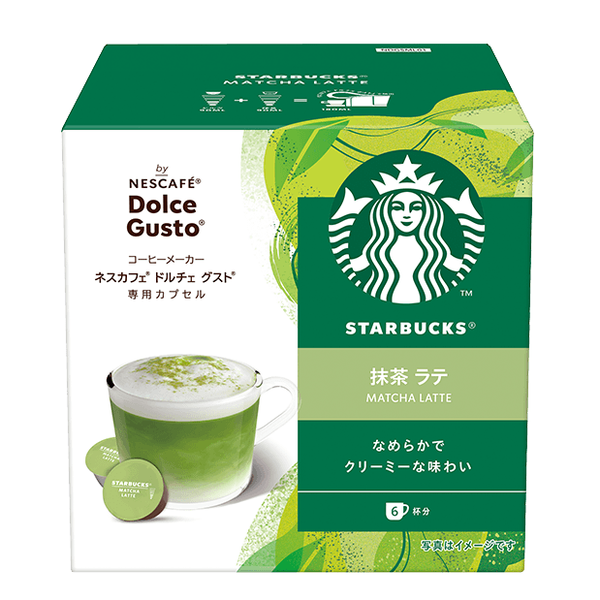 スターバックス 抹茶グリーンティーラテ（ネスカフェ ドルチェ グスト カプセル）12ポッド