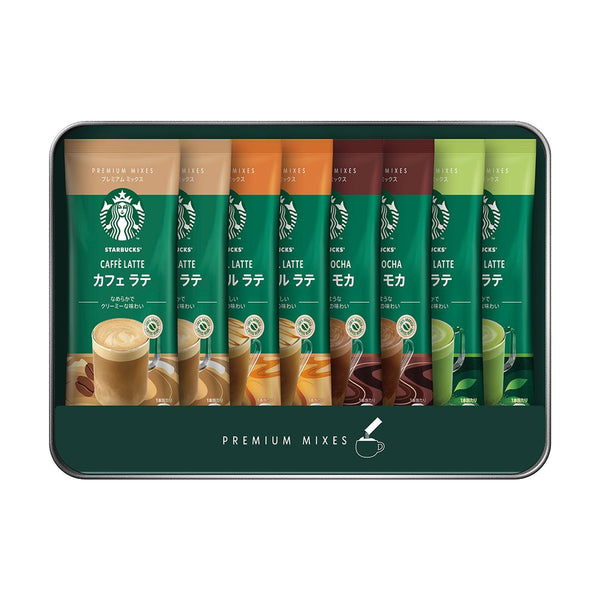 スターバックス プレミアムミックス サンプラー インスタントティー＆コーヒー パケット ギフトボックス
