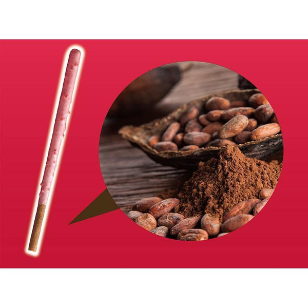 グリコ ストロベリーポッキー ダブルコーティング ストロベリーココアスティック（3個入り）