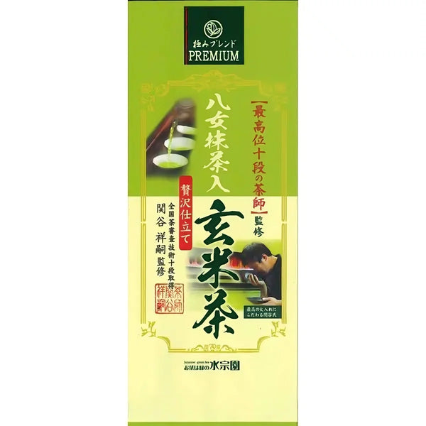 水草園 玄米茶 玄米緑茶＆八女抹茶ブレンド 150g