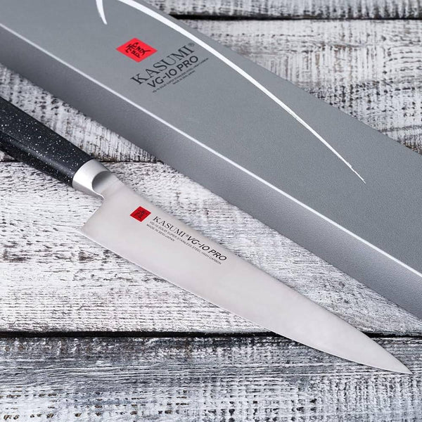炭鎌 霞 VG-10 プロ剣形 牛刀包丁 240mm 58024