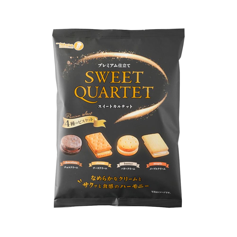 宝製菓 スウィートカルテット クリームサンドクッキーアソート 127g