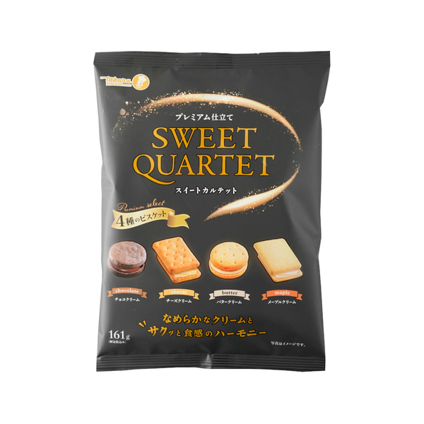 宝製菓 スイートカルテット クリームサンドクッキーアソート 161g