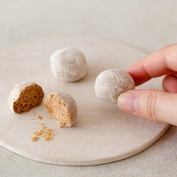 タタタ堂 グルテンフリー 和三盆糖クッキーボール 6個入り（3個パック）