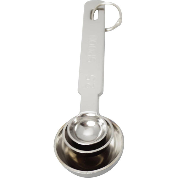 厚手ステンレス計量スプーン3サイズセット（2.5cc、5cc、15cc）