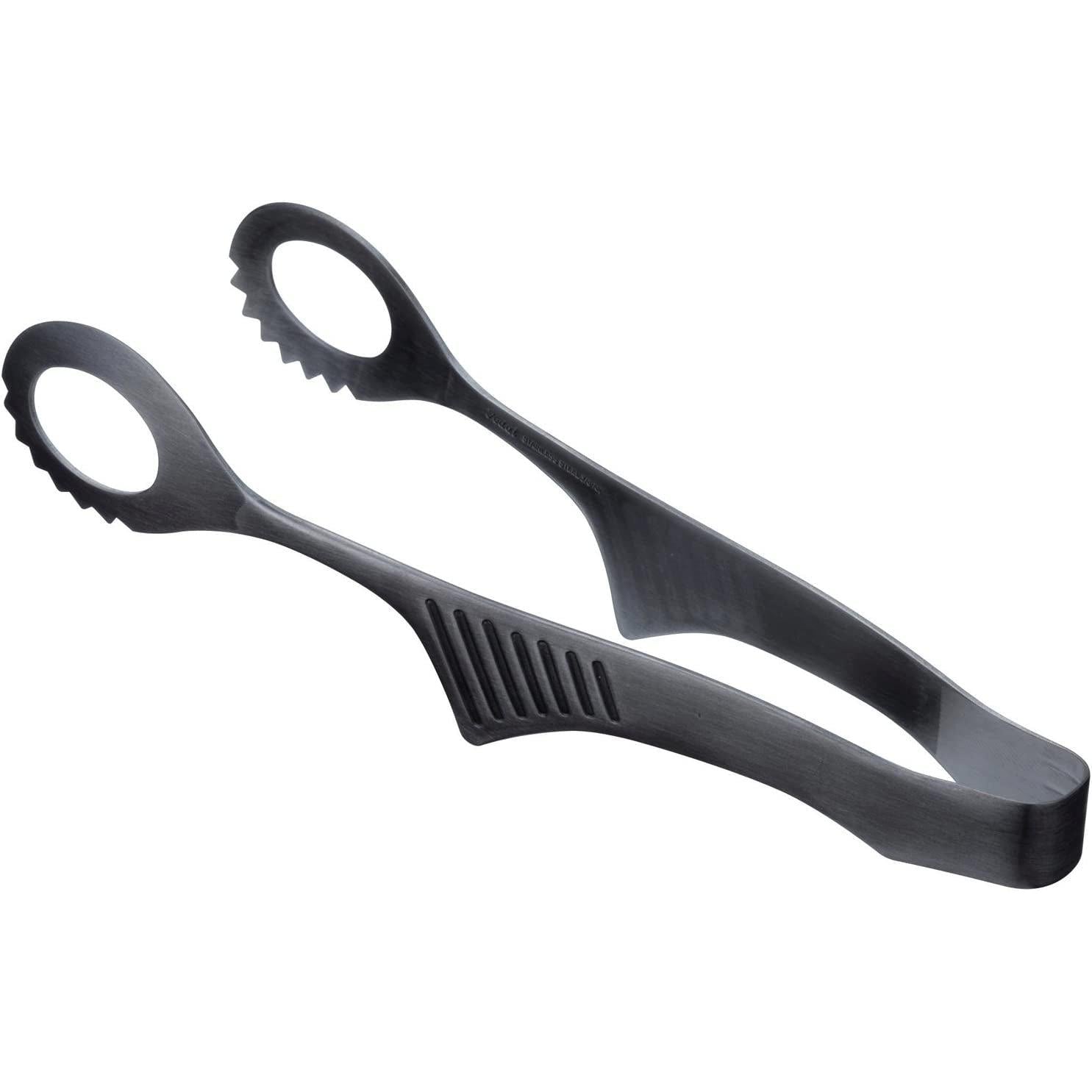 Todai マットブラック ステンレススチール ビュッフェ クレバートング 218mm