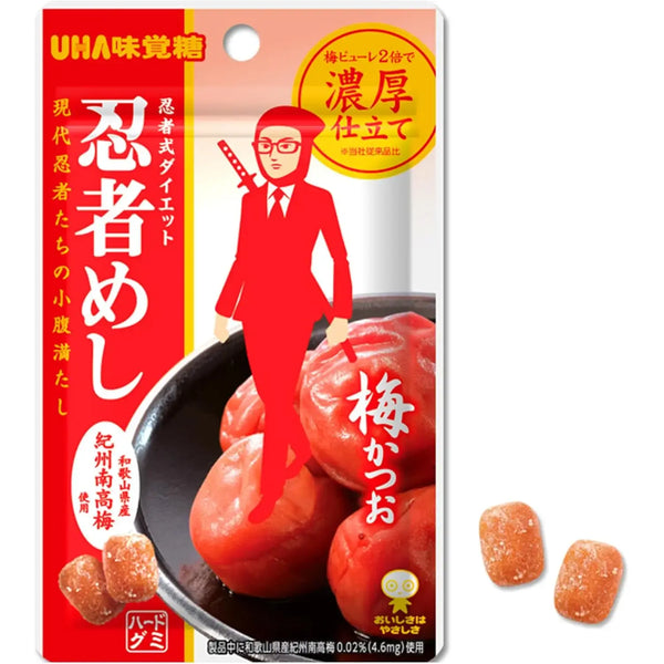 UHA味覚糖 忍者めし 梅かつお飴 20g×10袋