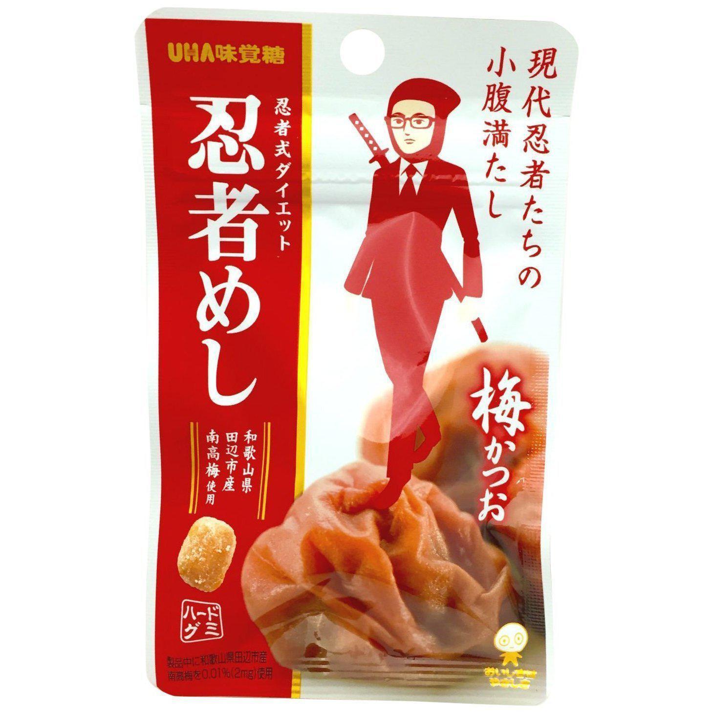 UHA味覚糖 忍者めし 梅かつお飴 20g×10袋