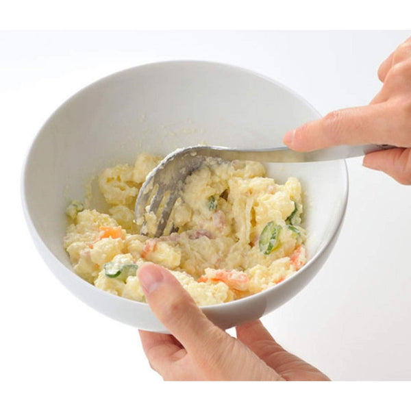 Uchicook ポテトマッシャー コンパクト ステンレススチール マッシングフォーク 18cm