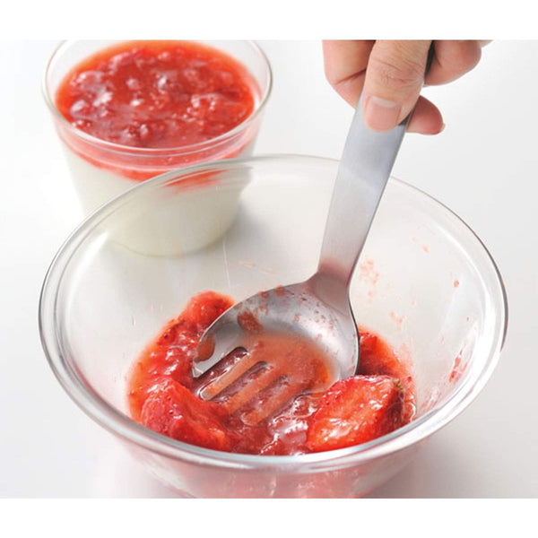 Uchicook ポテトマッシャー コンパクト ステンレススチール マッシングフォーク 18cm