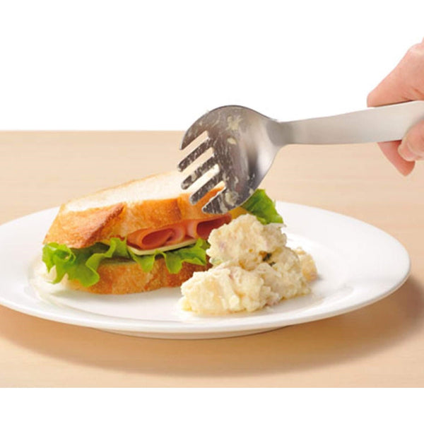 Uchicook ポテトマッシャー コンパクト ステンレススチール マッシングフォーク 18cm
