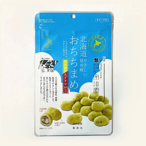 宇治園あずき甘納豆と宇治抹茶のもっちりあんスナック 80g