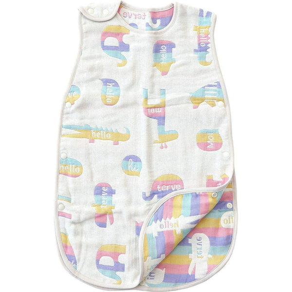 サンデシカ ふわふわモスリン ベビー寝袋 着る寝袋