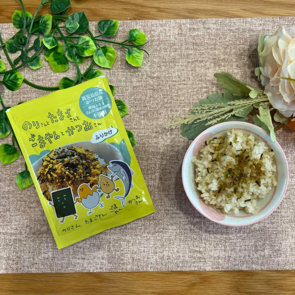 和田萬 のりたまふりかけ（のり・たまご・ごま・かつお） 30g