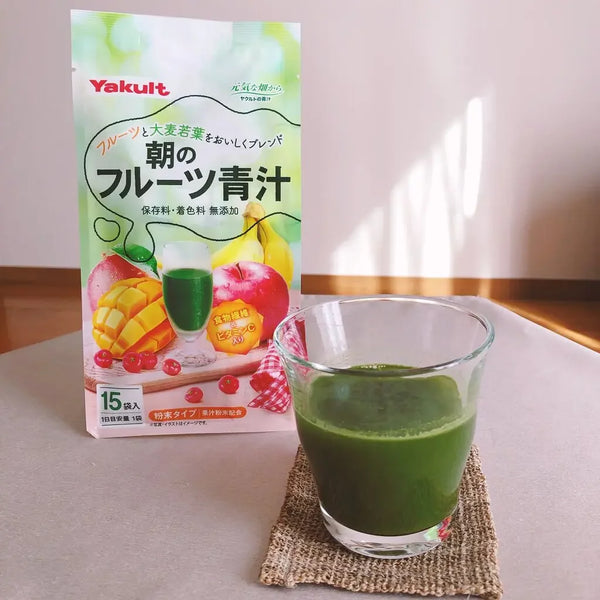 ヤクルト フルーツ青汁 栄養健康ドリンク 15本入り