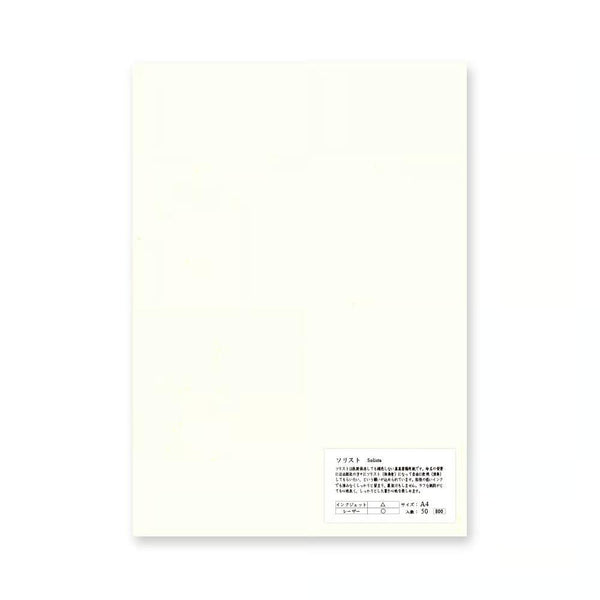 山本 ソリスト 無地 厚手 A4 65gsm (50枚)