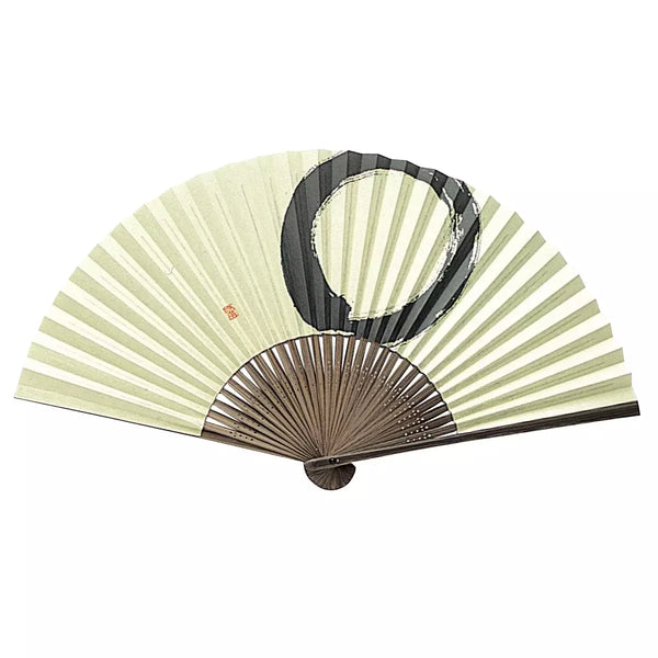 ヤマニ 円相禅 円形扇子 手持ち扇子 22.5cm