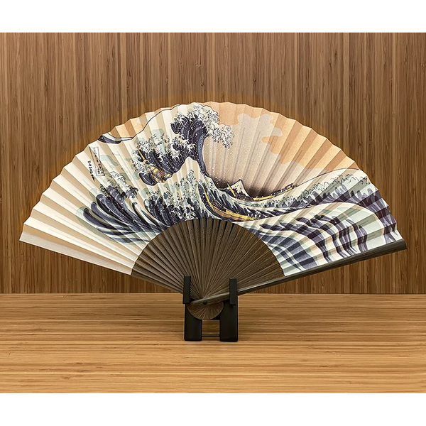 ヤマニ 歌舞伎デザイン扇子 21.5cm