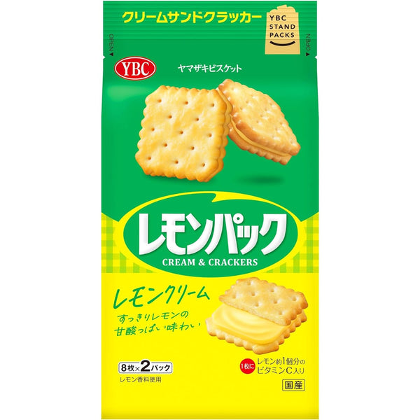 ヤマザキ レモンパック レモンクリーム入りサンドクラッカー（3個入り）