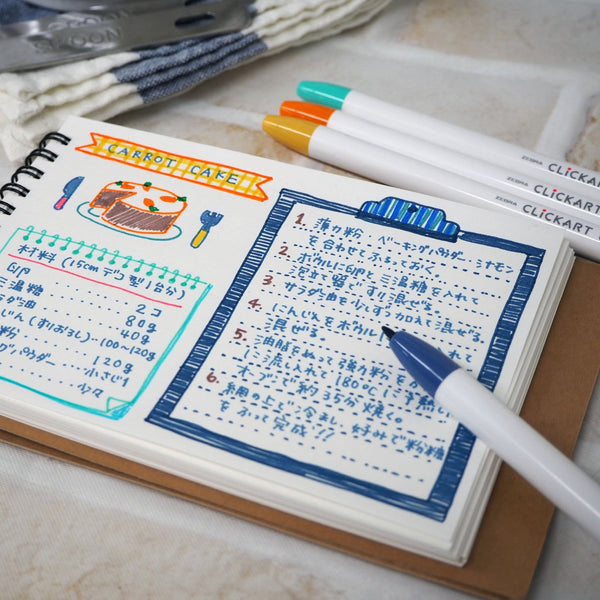ゼブラ クリッカート 水性ペン先 ノック式マーカー 36色