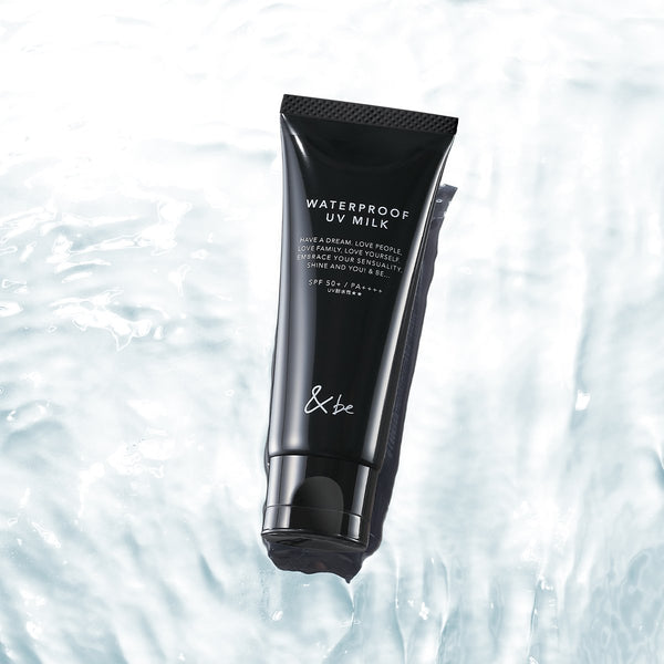 &amp;be ウォータープルーフ UVミルク ジェントル ノンケミカル 日焼け止め SPF 50+ 60g