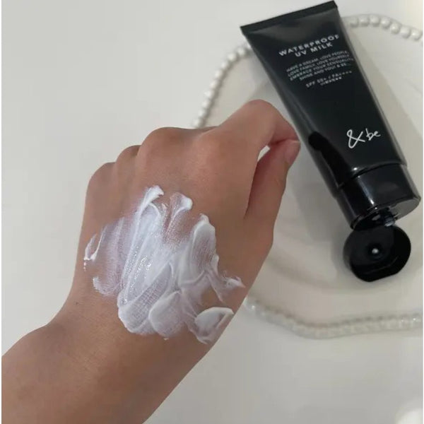 &amp;be ウォータープルーフ UVミルク ジェントル ノンケミカル 日焼け止め SPF 50+ 60g