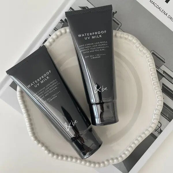 &amp;be ウォータープルーフ UVミルク ジェントル ノンケミカル 日焼け止め SPF 50+ 60g