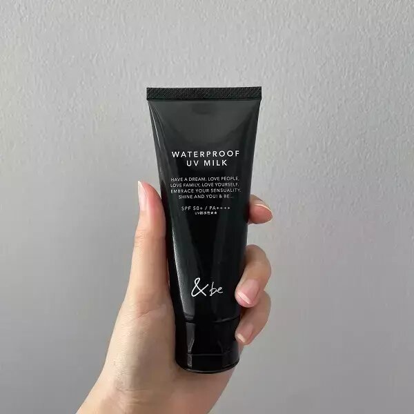 &amp;be ウォータープルーフ UVミルク ジェントル ノンケミカル 日焼け止め SPF 50+ 60g