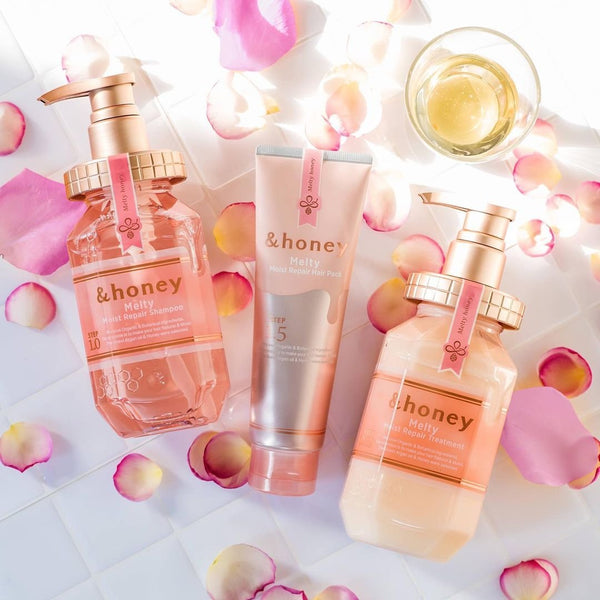 &honey メルティモイストリペアシャンプー1.0 (国産はちみつシャンプー) 440ml