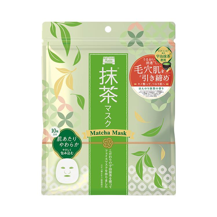 pdc ワフードメイド うるおい宇治抹茶フェイスマスク 10枚入り